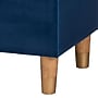 Baxton Studio Elias Velvet Fabric Storage Ottoman, Navy Blue and Oak Brown (256-14053-HiT)~#|#~sp320551961_sc7