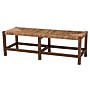 bali & pari Liza Seagrass and Acacia Wood Bench, Natural Seagrass and Light Brown (246-13682-HiT)~#|#~sp320555180_sc7