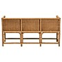 bali & pari Seranay Natural Rattan Bench, Light Honey and White (252-14111-HiT)~#|#~sp320555322_sc7