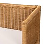 bali & pari Seranay Natural Rattan Bench, Light Honey and White (252-14111-HiT)~#|#~sp320555323_sc7