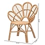 bali & pari Eliava Natural Rattan Flower Accent Chair, Natural (238-13407-HiT)~#|#~sp320555772_sc7