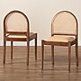 bali & pari Maryland Bohemian Natural Rattan and Wood Dining Chair, Natural and Walnut Brown, 2/Set (243-2P-13362-HT)~#|#~sp320555928_sc7