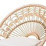 bali & pari Abriella Natural Rattan Peacock Chair, Natural and Off-White (238-13408-HiT)~#|#~sp320555971_sc7
