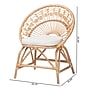 bali & pari Abriella Natural Rattan Peacock Chair, Natural and Off-White (238-13408-HiT)~#|#~sp320555976_sc7