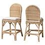 bali & pari Bilu Bohemian Natural Rattan with back Counter Stool, Natural, 2/Set (253-2P-13661-HT)~#|#~sp320556070_sc7