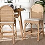bali & pari Bilu Bohemian Natural Rattan with back Counter Stool, Natural, 2/Set (253-2P-13661-HT)~#|#~sp320556075_sc7