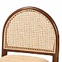 bali & pari Maryland Bohemian Natural Rattan and Acacia Wood with back Counter Stool, Natural and Walnut Brown (243-13363-HiT)~#|#~sp320556090_sc7