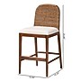 bali & pari Nadim Bohemian Seagrass and Acacia Wood with back Counter Stool, Brown and Off-White (242-13488-HiT)~#|#~sp320556138_sc7