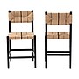bali & pari Prita Bohemian Paper Loom and Mahogany Wood with back Counter Stool, Brown and Black, 2/Set (249-2P-13881-HT)~#|#~sp320556422_sc7