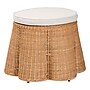 bali & pari Palm Natural Rattan Ottoman, Light Honey (259-14091-HiT)~#|#~sp320556444_sc7