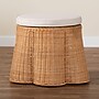 bali & pari Palm Natural Rattan Ottoman, Light Honey (259-14091-HiT)~#|#~sp320556448_sc7