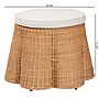 bali & pari Palm Natural Rattan Ottoman, Light Honey (259-14091-HiT)~#|#~sp320556449_sc7