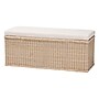 bali & pari Barid Natural Rattan Rectangle Storage Ottoman, Natural (259-14272-HiT)~#|#~sp320556567_sc7