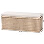 bali & pari Barid Natural Rattan Rectangle Storage Ottoman, Natural (259-14272-HiT)~#|#~sp320556576_sc7