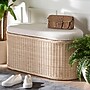 bali & pari Barid Natural Rattan Oval Storage Ottoman, Natural (259-14274-HiT)~#|#~sp320556644_sc7