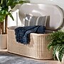bali & pari Barid Natural Rattan Oval Storage Ottoman, Natural (259-14274-HiT)~#|#~sp320556645_sc7