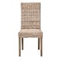 bali & pari Nevina Bohemian Kubu Rattan and Wood Dining Chair, Kubu Grey and Rustic Taupe (245-13710-HiT)~#|#~sp320557281_sc7