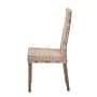 bali & pari Nevina Bohemian Kubu Rattan and Wood Dining Chair, Kubu Grey and Rustic Taupe (245-13710-HiT)~#|#~sp320557289_sc7