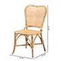 bali & pari Irene Bohemian Natural Rattan Dining Chair, Natural (225-13089-HiT)~#|#~sp320557303_sc7
