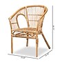 bali & pari Alleta Bohemian Natural Rattan Dining Chair, Natural, 2/Set (210-2P-12719-HT)~#|#~sp320557340_sc7
