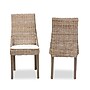 bali & pari Toby Bohemian Kubu Rattan and Wood Dining Chair, Kubu Grey and White and Rustic Taupe, 2/Set (209-2P-12795-HT)~#|#~sp320557372_sc7