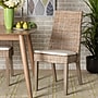 bali & pari Toby Bohemian Kubu Rattan and Wood Dining Chair, Kubu Grey and White and Rustic Taupe, 2/Set (209-2P-12795-HT)~#|#~sp320557377_sc7