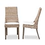 bali & pari Toby Bohemian Kubu Rattan and Wood Dining Chair, Kubu Grey and White and Rustic Taupe, 2/Set (209-2P-12795-HT)~#|#~sp320557380_sc7