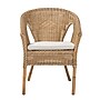 bali & pari Abbey Bohemian Natural Rattan Dining Chair, Natural and Off-White (219-12717-HiT)~#|#~sp320557388_sc7