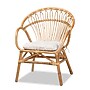 bali & pari Benicia Bohemian Natural Rattan Dining Chair, Natural and Off-White (210-12704-HiT)~#|#~sp320557503_sc7