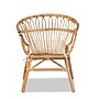 bali & pari Benicia Bohemian Natural Rattan Dining Chair, Natural and Off-White (210-12704-HiT)~#|#~sp320557505_sc7