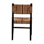 bali & pari Prita Bohemian Paper Loom and Mahogany Wood Dining Chair, Brown and Black (249-13883-HiT)~#|#~sp320557535_sc7