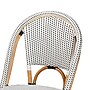bali & pari Genica French Provincial Natural Rattan Dining Chair, Black and White and Natural (210-12698-HiT)~#|#~sp320557573_sc7