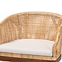 bali & pari Lumajang Bohemian Natural Rattan with back Counter Stool, Light Honey and White and Brown, 2/Set (251-2P-13761-HT)~#|#~sp320557685_sc7