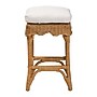 bali & pari Muy Bohemian Natural Rattan without back Counter Stool, Honey and White (252-13663-HiT)~#|#~sp320557752_sc7