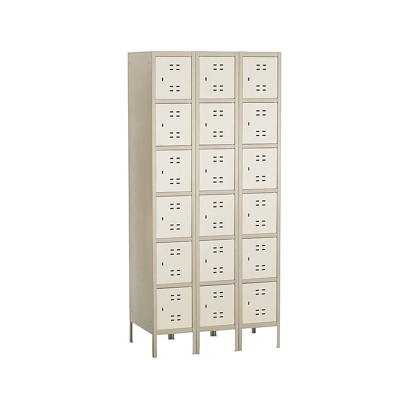 Safco 78" Tan Storage Locker (5527TN) image 1