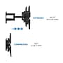Mount-It! Full-Motion TV Wall Mount for 40" to 70" Flat Screens, Black (MI-310L)~#|#~sp32072167_sc7