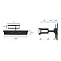 Mount-It! Articulating Corner TV Wall Mount for 32" to 65" TVs (MI-346L)~#|#~sp32072182_sc7