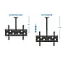 Mount-It! Height Adjustable Ceiling TV Mount For 32" to 70" TVs (MI-501B)~#|#~sp32072272_sc7