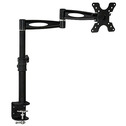 Mountlt! Adjustable Monitor Arm, Up to 30", Black (MI705) Staples