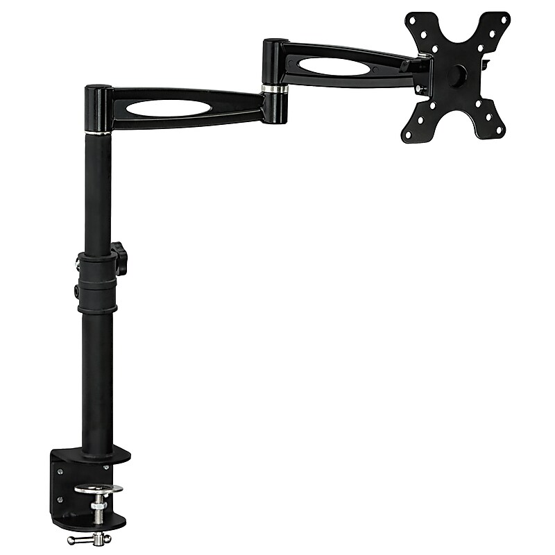 Mount-lt! Adjustable Monitor Arm, Up to 30", Black (MI-705) image 1