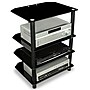 Mount-It! TV Media Stand, Glass Shelves, Audio Video Components (MI-867)~#|#~sp32072390_sc7