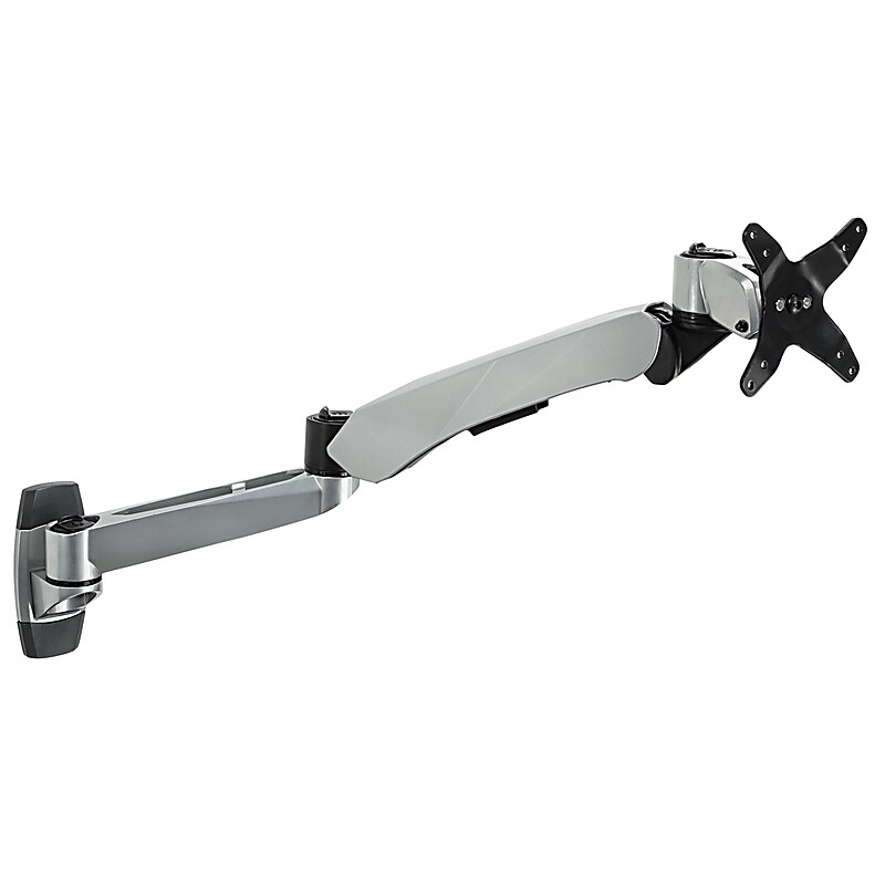 Mount-It! Modular Mount Adjustable Monitor Arm, Up to 32" Monitors, Gray/Silver (MI-35114) image 1
