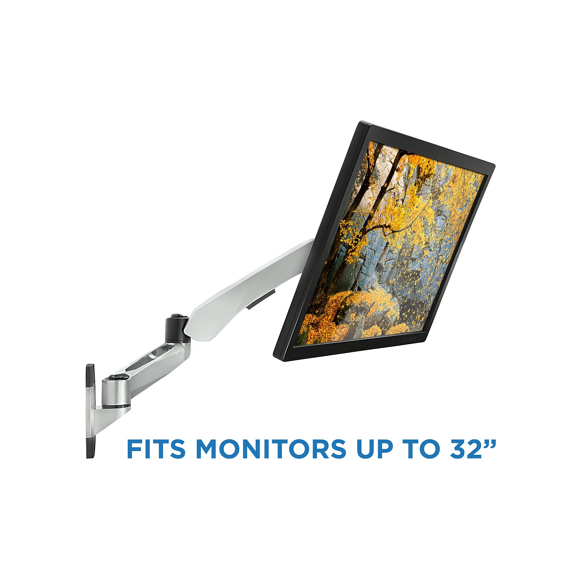 Mount-It! Modular Mount Adjustable Monitor Arm, Up to 32″ Monitors, Gray/Silver (MI-35114) Sansujyuku sansujyuku.com