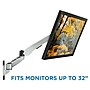 Mount-It! Modular Mount Adjustable Monitor Arm, Up to 32" Monitors, Gray/Silver (MI-35114)~#|#~sp32072493_sc7