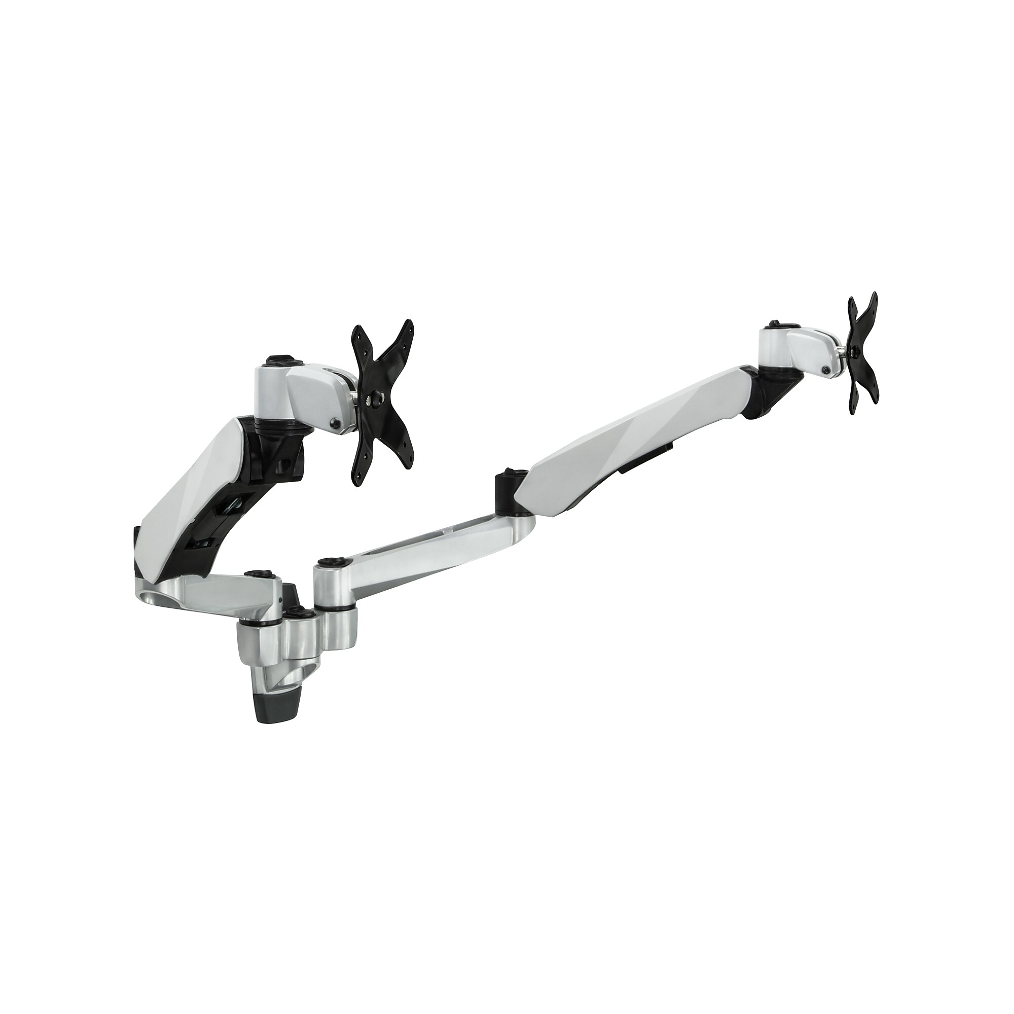 Mount-It! Modular Dual Adjustable Monitor Arms, Up to 30″ Monitors, Gray/Silver (MI-45114) Sansujyuku sansujyuku.com