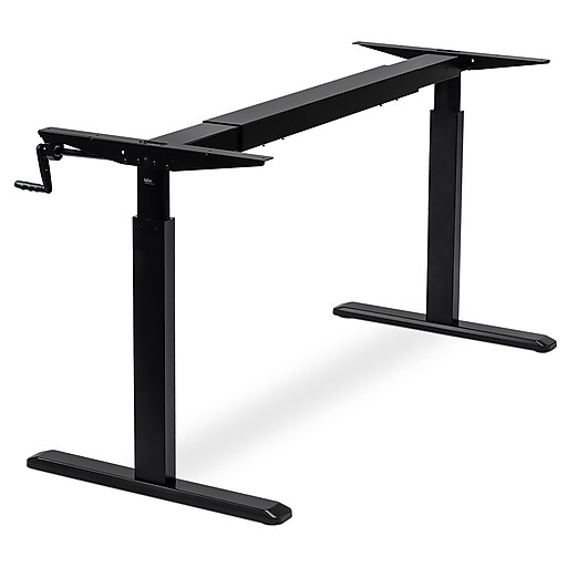 MountIt! Stand Up Desk With Manual Crank, Frame Only Staples
