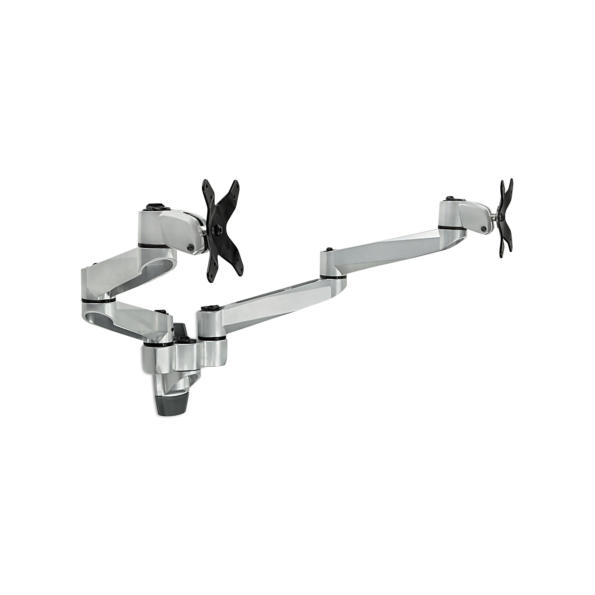 Mount-It! Modular Dual Adjustable Monitor Arms, Up to 30″ Monitors, Gray/Silver (MI-43114) Sansujyuku sansujyuku.com