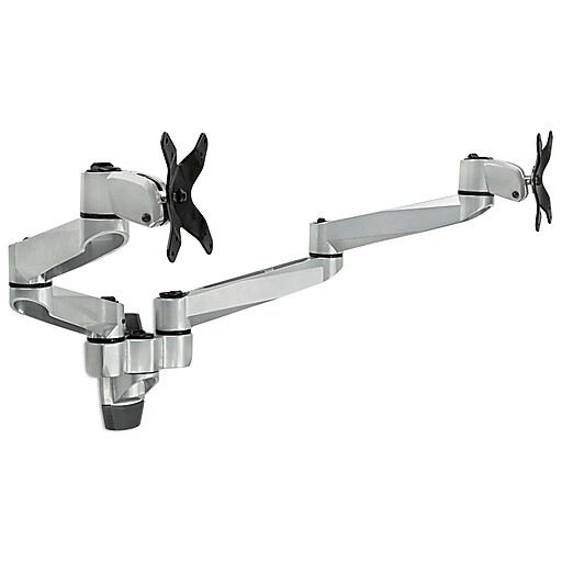 MountIt! Modular Dual Adjustable Monitor Arms, Up to 24" Monitors