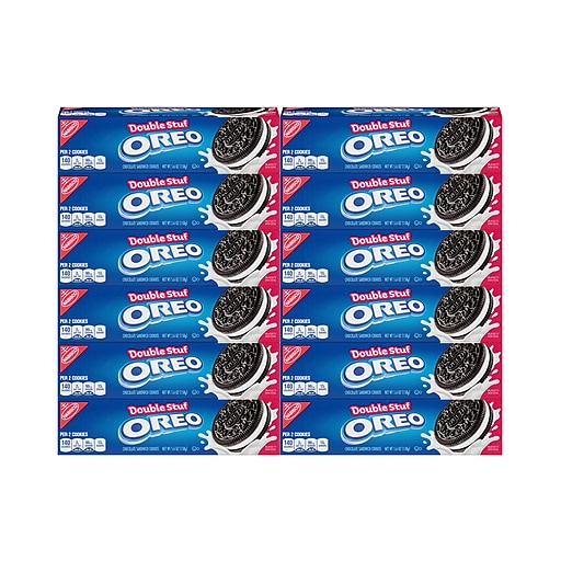 Oreo Double Stuff Chocolate Sandwich Cookies 5 6 Oz 12 Count 304 Staples