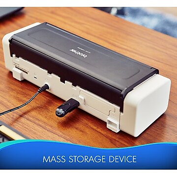 Brother ADS-1250W Sheetfed Desktop Scanner for Documents with Wireless, White